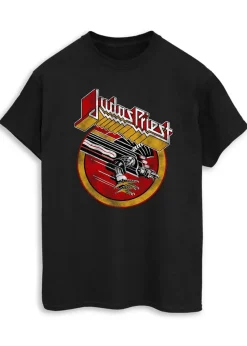 Judas Priest Vintage Men Black Music T-Shirt