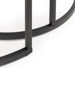 Julian Bowen Bellini Round Nesting Coffee Table (50 x 80 x 80 cm)