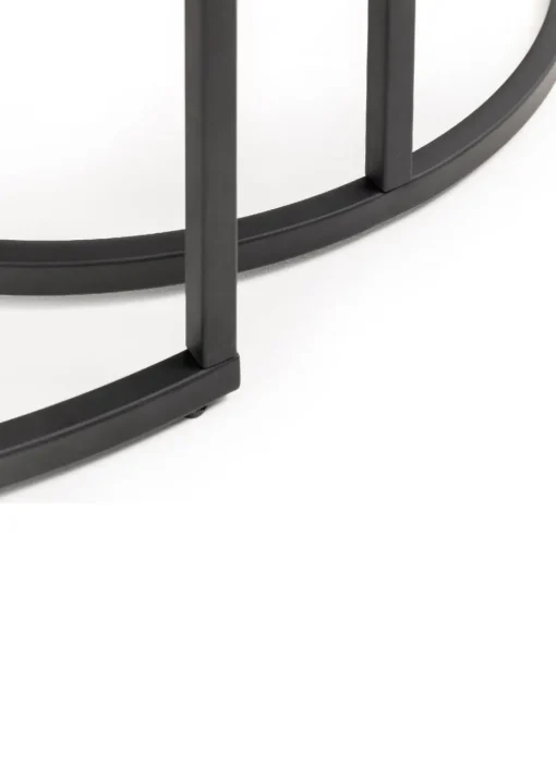 Julian Bowen Bellini Round Nesting Coffee Table (50 x 80 x 80 cm)