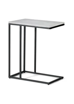 Julian Bowen Black Staten Drinks Table (60 x 30 x 50cm)
