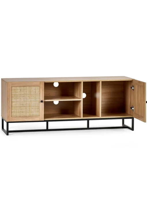 Julian Bowen Brown Padstow Tv Unit (60 x 150 x 40cm)