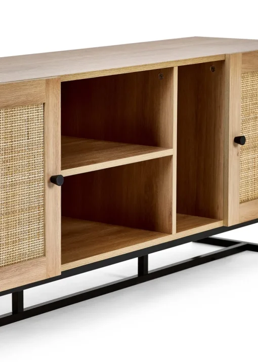 Julian Bowen Brown Padstow Tv Unit (60 x 150 x 40cm)