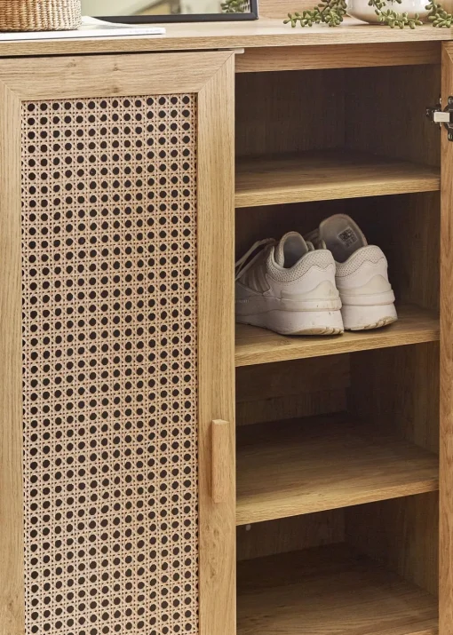 Julian Bowen Brown Sydney Shoe Cupboard