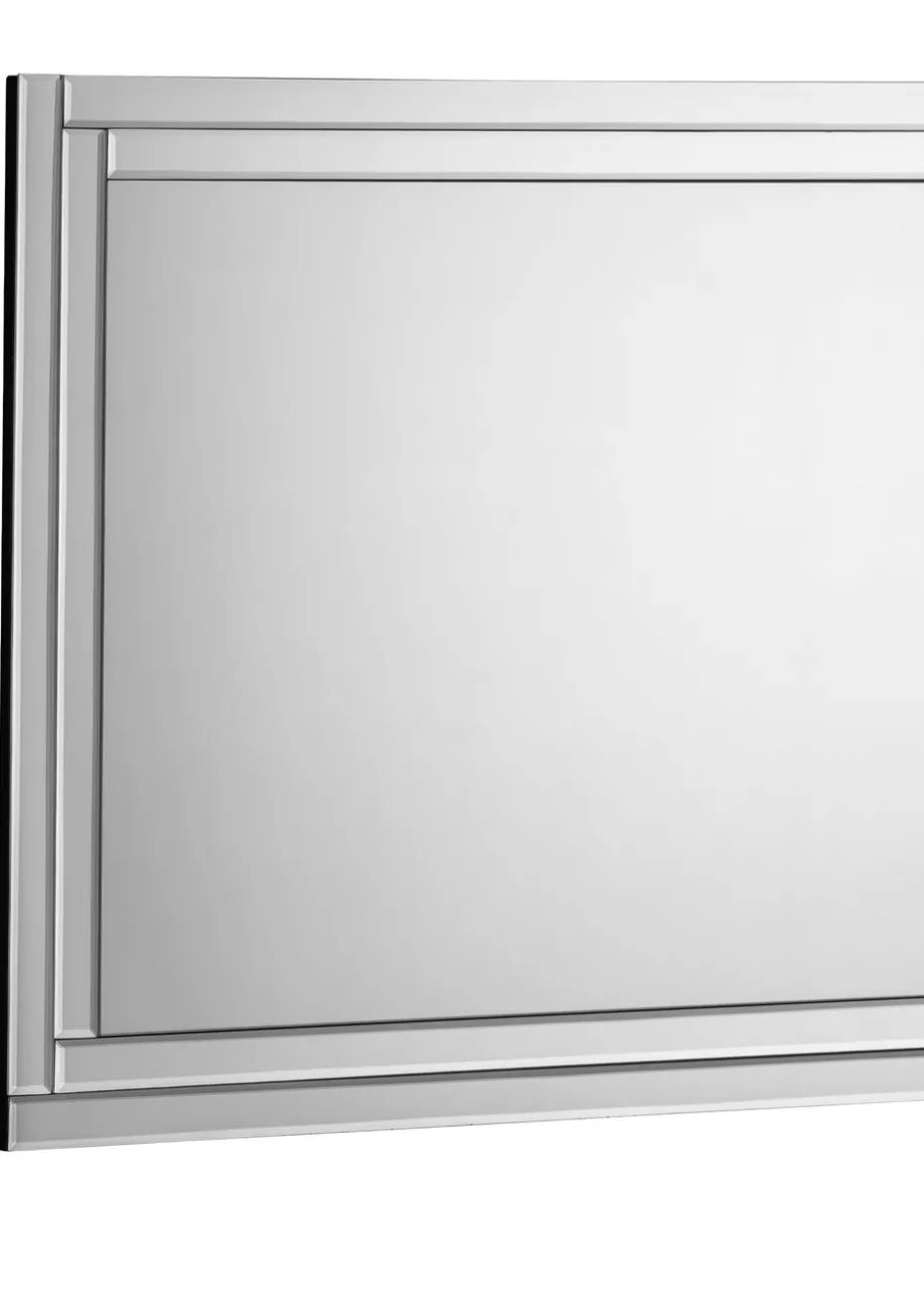 Julian Bowen Deco Frameless Wall Mirror (80 x 60 x 2cm)