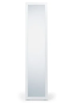Julian Bowen Fresco White Storage Mirror (155 x 36 x 36cm)