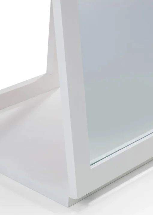 Julian Bowen Fresco White Storage Mirror (155 x 36 x 36cm)