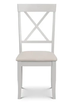 Julian Bowen Grey Davenport Elephant Dining Chairs Set Of 2 (96.5 x 44 x 52cm)