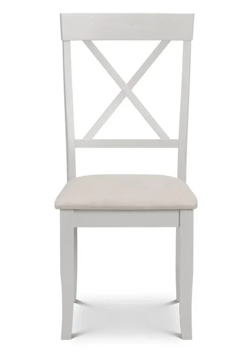 Julian Bowen Grey Davenport Elephant Dining Chairs Set Of 2 (96.5 x 44 x 52cm)