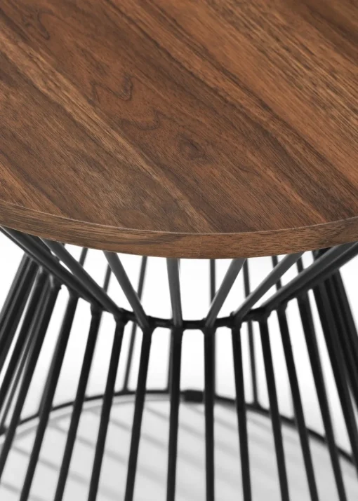 Julian Bowen Jersey Round Wire Lamp Table (50 x 40 x 40 cm)