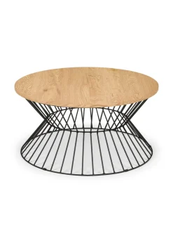 Julian Bowen Jersey Round Wire Coffee Table (40 x 80 x 80 cm)