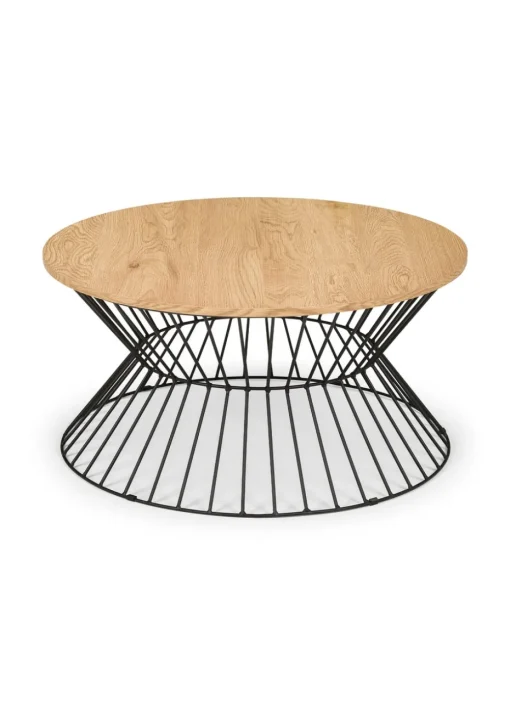 Julian Bowen Jersey Round Wire Coffee Table (40 x 80 x 80 cm)