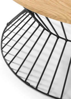 Julian Bowen Jersey Round Wire Coffee Table (40 x 80 x 80 cm)