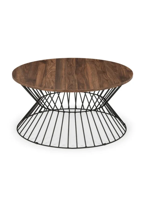 Julian Bowen Jersey Round Wire Coffee Table (40 x 80 x 80 cm)