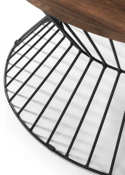 Julian Bowen Jersey Round Wire Coffee Table (40 x 80 x 80 cm)