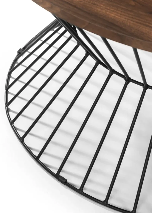 Julian Bowen Jersey Round Wire Coffee Table (40 x 80 x 80 cm)