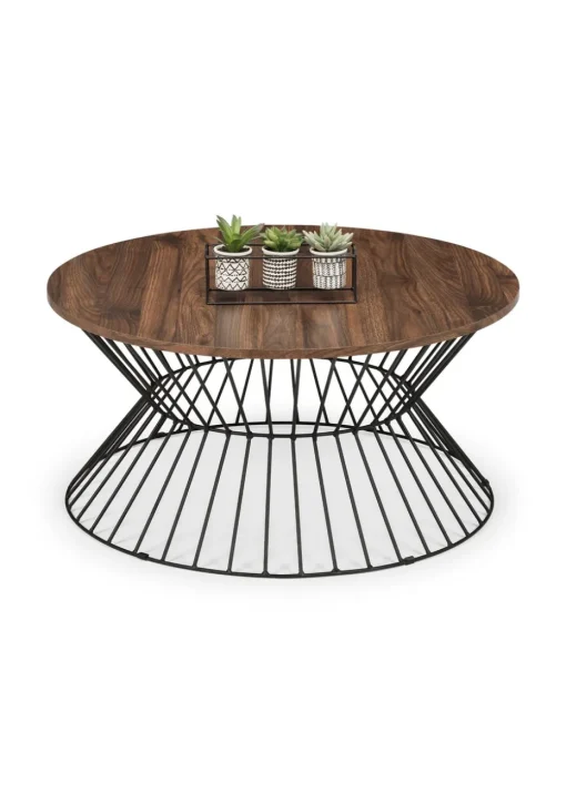 Julian Bowen Jersey Round Wire Coffee Table (40 x 80 x 80 cm)