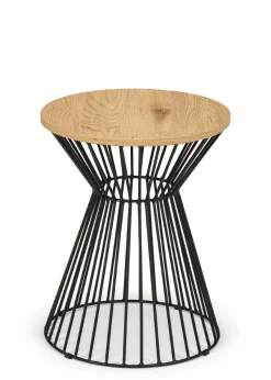 Julian Bowen Jersey Round Wire Lamp Table (50 x 40 x 40 cm)