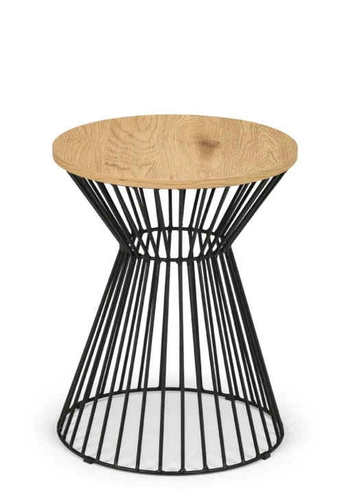 Julian Bowen Jersey Round Wire Lamp Table (50 x 40 x 40 cm)