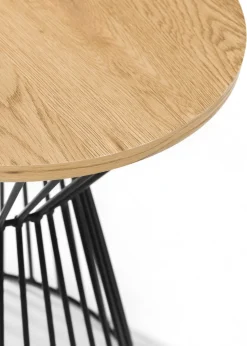 Julian Bowen Jersey Round Wire Lamp Table (50 x 40 x 40 cm)