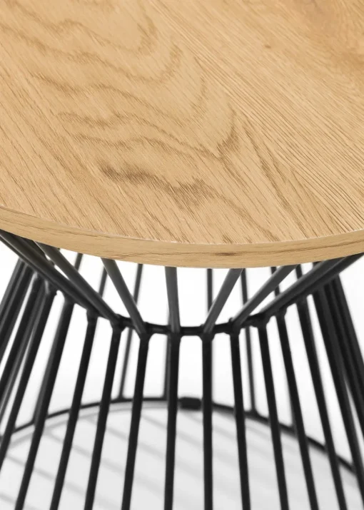 Julian Bowen Jersey Round Wire Lamp Table (50 x 40 x 40 cm)