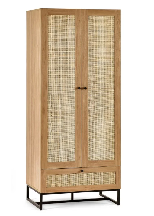 Julian Bowen Padstow Wardrobe Brown (190 x 80 x 56cm)