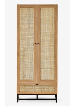 Julian Bowen Padstow Wardrobe Brown (190 x 80 x 56cm)
