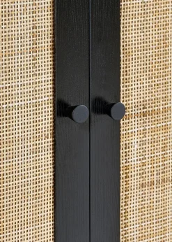 Julian Bowen Padstow Wardrobe in Black (190 x 80 x 56cm)