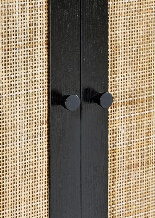 Julian Bowen Padstow Wardrobe in Black (190 x 80 x 56cm)