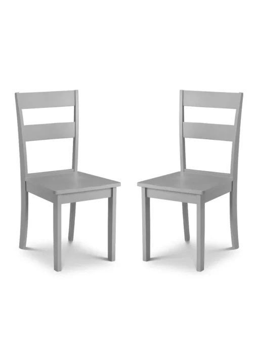 Julian Bowen Set Of 2 Kobe Dining Chairs (89 x 48 x 41 cm)