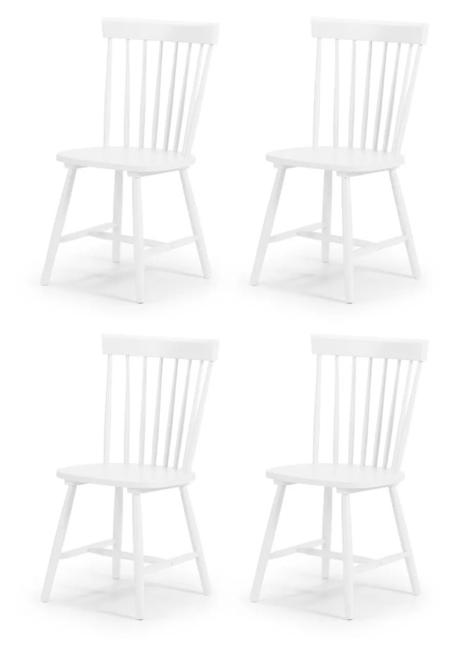 Julian Bowen Set Of 4 Torino Chairs (90 x 52 x 49 cm)