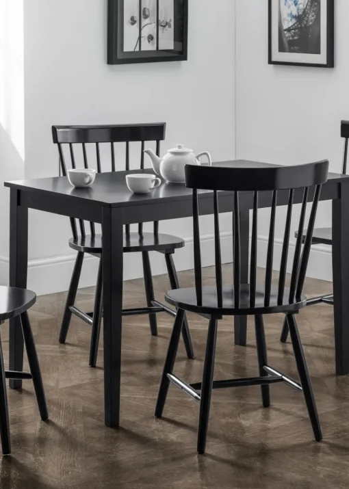 Julian Bowen Set Of 4 Torino Chairs (90 x 52 x 49 cm)
