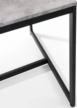 Julian Bowen Staten Concrete Dining Table (75 x 120 x 80 cm)