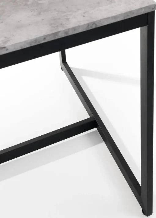 Julian Bowen Staten Concrete Dining Table (75 x 120 x 80 cm)