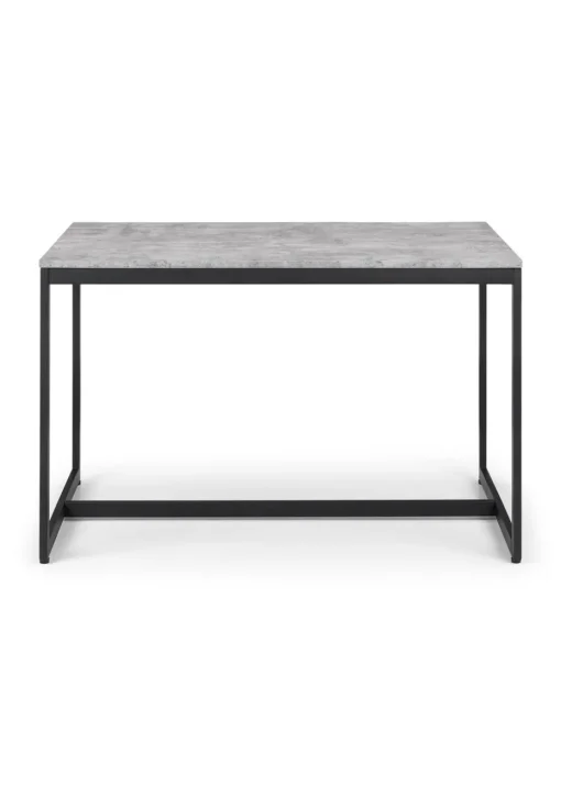 Julian Bowen Staten Concrete Dining Table (75 x 120 x 80 cm)