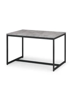 Julian Bowen Staten Concrete Dining Table (75 x 120 x 80 cm)