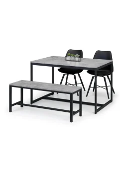 Julian Bowen Staten Concrete Dining Table (75 x 120 x 80 cm)