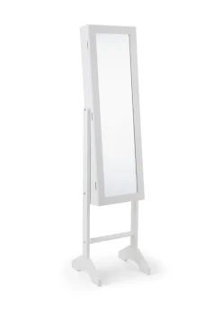 Julian Bowen White Prima Jewellery Mirror (144 x 34 x 35cm)