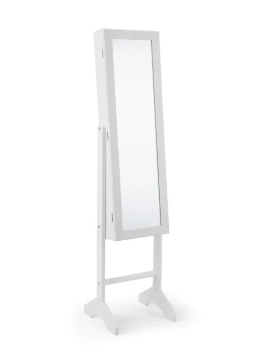 Julian Bowen White Prima Jewellery Mirror (144 x 34 x 35cm)