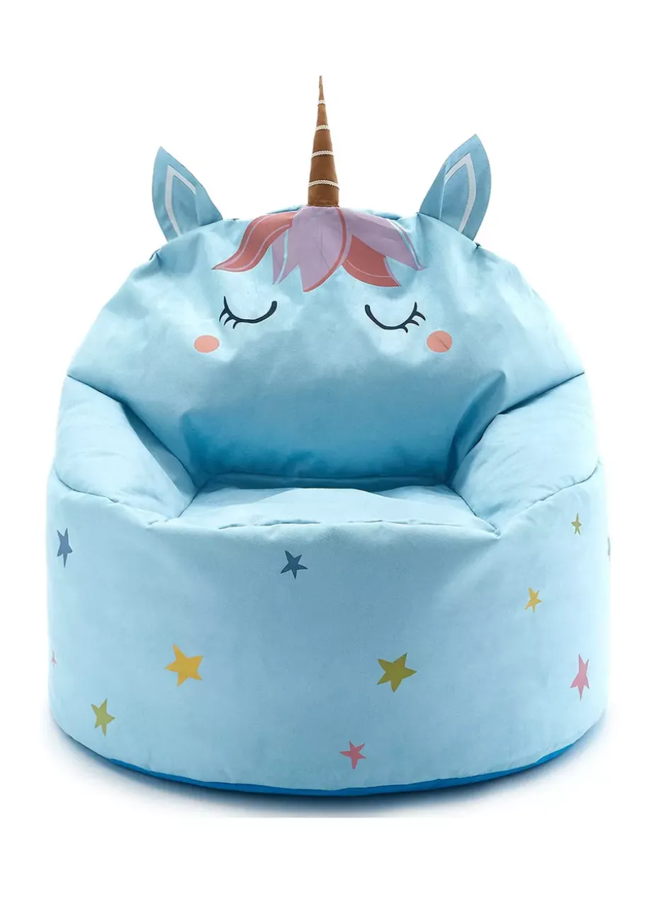 Kaikoo Blue Unicorn Beanbag