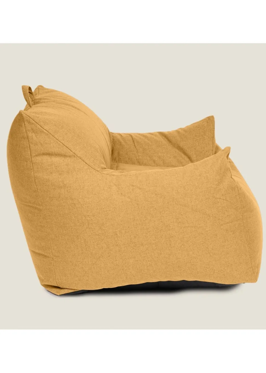 Kaikoo Ochre Large Single Chair in Luxury Brushed Polyester