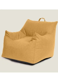 Kaikoo Ochre Large Single Chair in Luxury Brushed Polyester