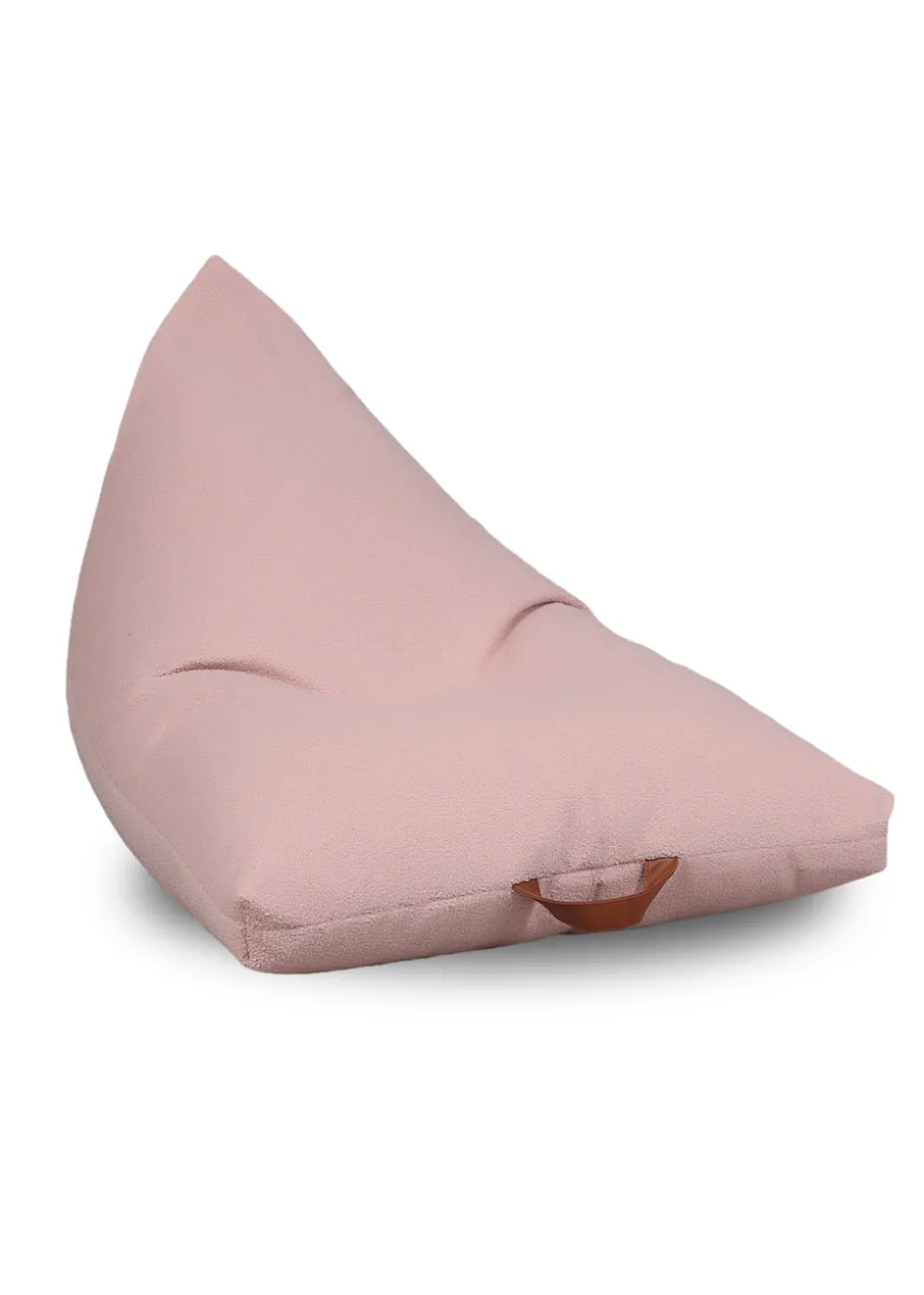 Kaikoo Pink Boucle Urban Seat Lounger with PVC Handle