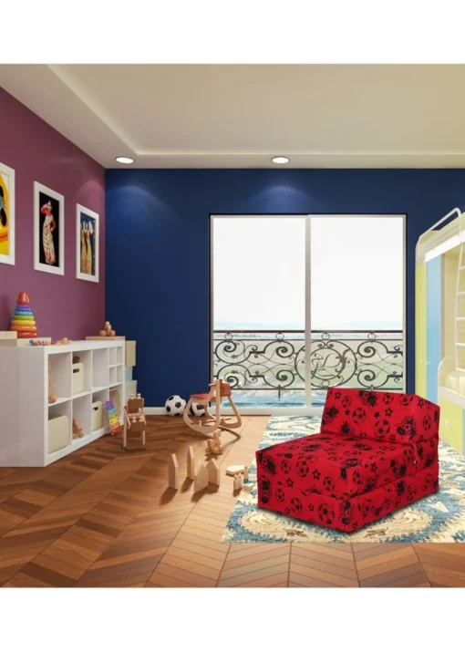 Kaikoo Red Goal Print Chairbed