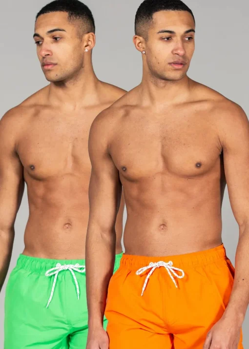Kensington Eastside Green 2-Pack Colour Swim Shorts