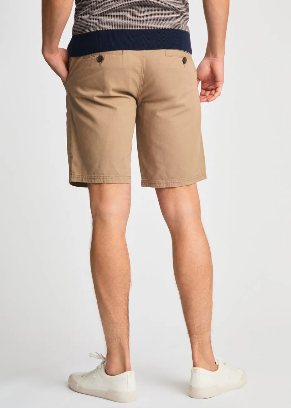 Kensington Eastside Stone Cotton Chino Shorts