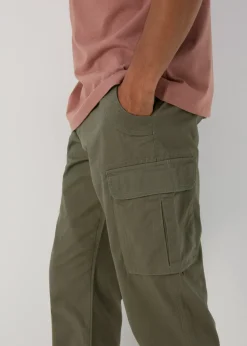 Khaki Cargo Trousers