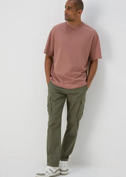 Khaki Cargo Trousers