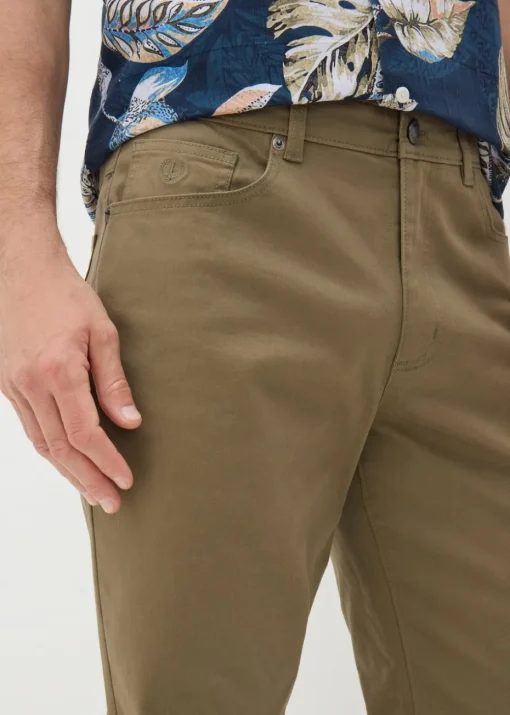 Khaki Regular Fit Jeans