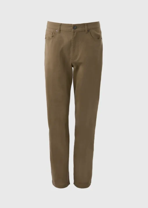 Khaki Regular Fit Jeans