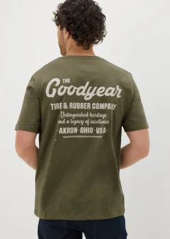 Khaki Slub Goodyear T-Shirt